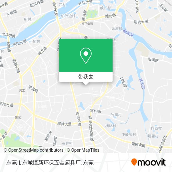 东莞市东城恒新环保五金厨具厂地图