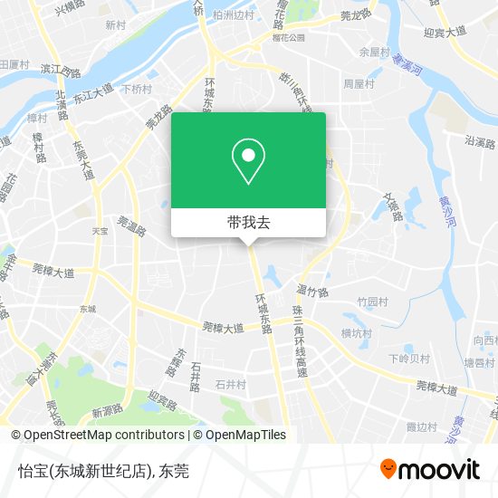 怡宝(东城新世纪店)地图