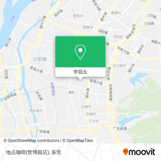 地点咖啡(世博园店)地图
