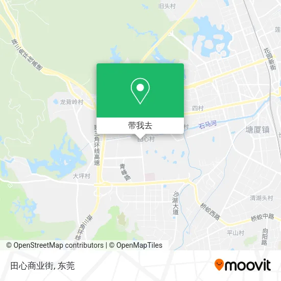田心商业街地图