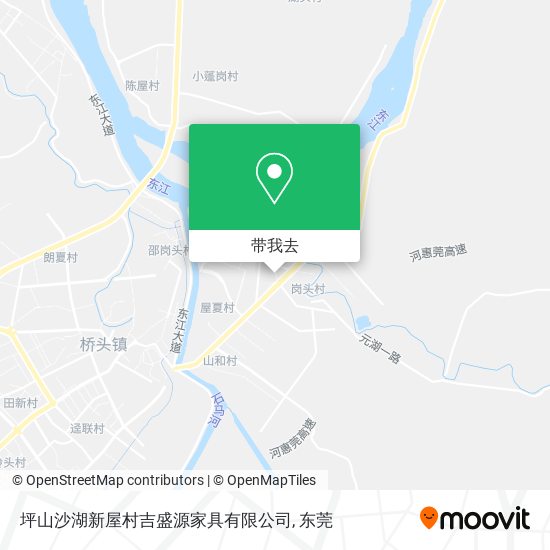 坪山沙湖新屋村吉盛源家具有限公司地图
