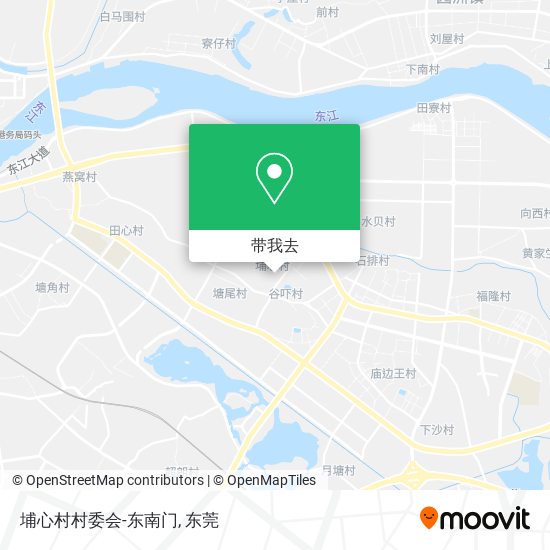 埔心村村委会-东南门地图