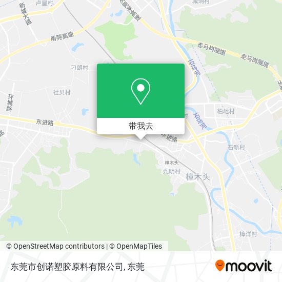 东莞市创诺塑胶原料有限公司地图