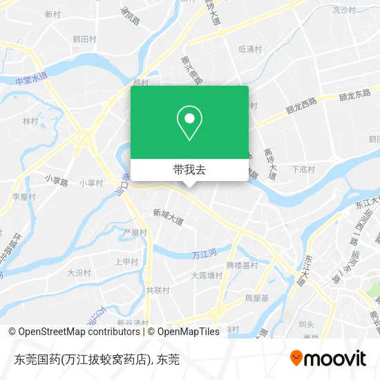 东莞国药(万江拔蛟窝药店)地图