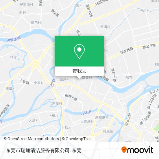 东莞市瑞通清洁服务有限公司地图