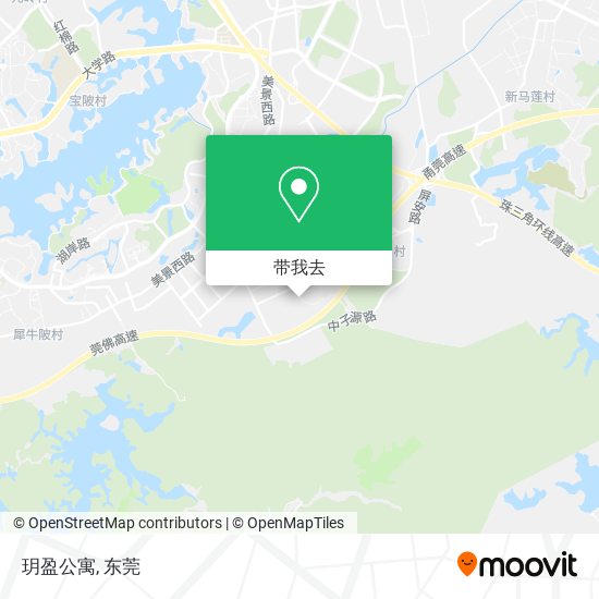 玥盈公寓地图