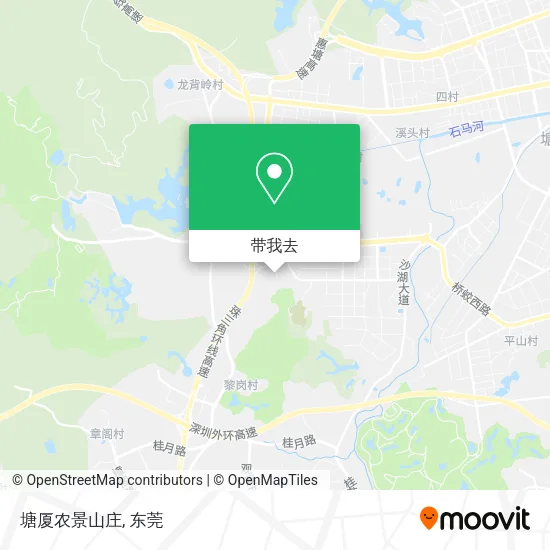 塘厦农景山庄地图