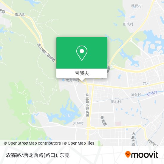 农霖路/塘龙西路(路口)地图
