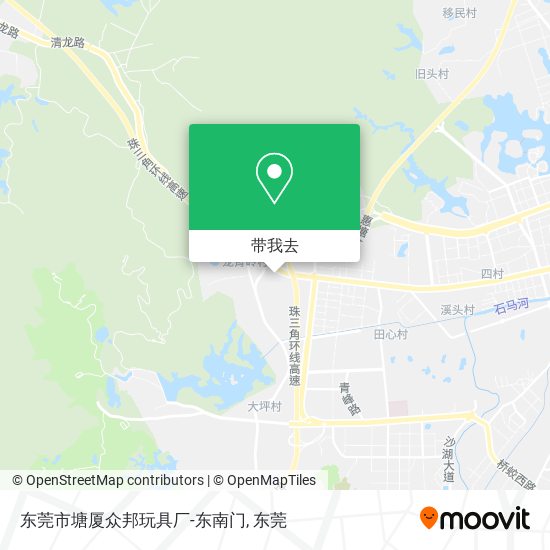 东莞市塘厦众邦玩具厂-东南门地图