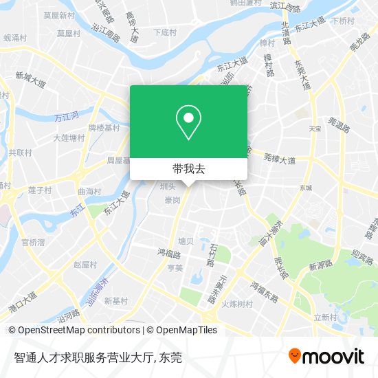 智通人才求职服务营业大厅地图