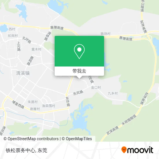 铁松票务中心地图