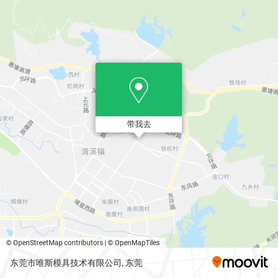 东莞市唯斯模具技术有限公司地图