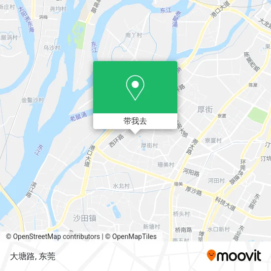 大塘路地图
