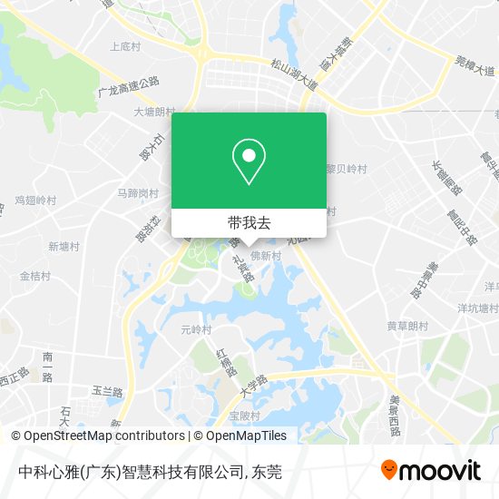 中科心雅(广东)智慧科技有限公司地图