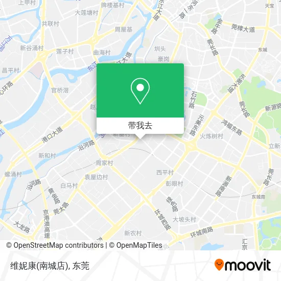 维妮康(南城店)地图