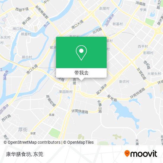康华膳食坊地图