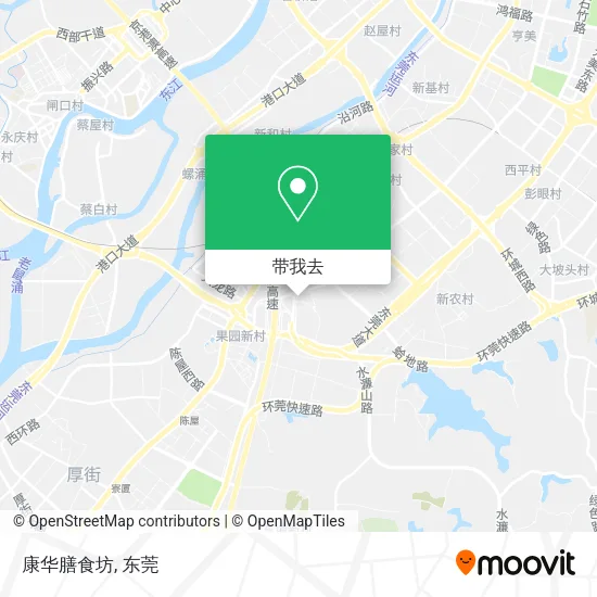 康华膳食坊地图