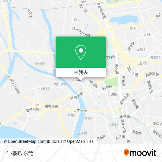 仁德街地图