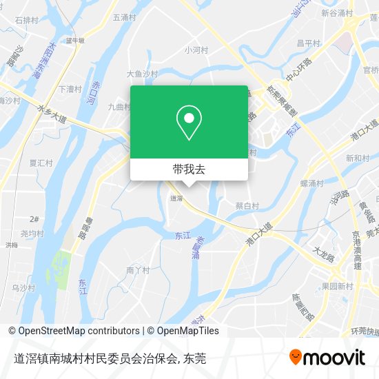 道滘镇南城村村民委员会治保会地图