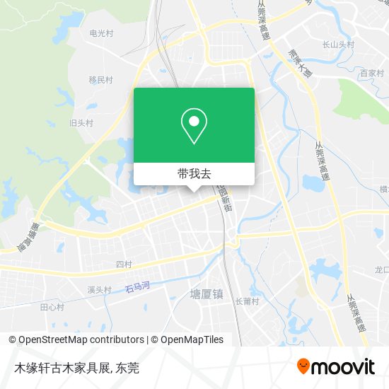 木缘轩古木家具展地图