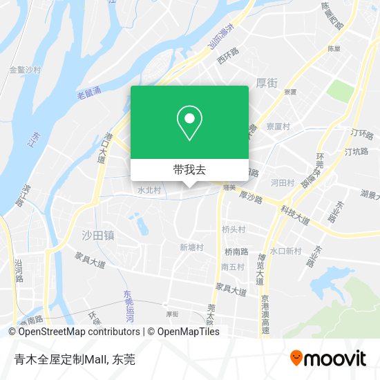 青木全屋定制Mall地图