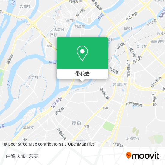 白鹭大道地图