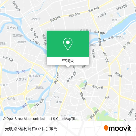 光明路/榕树角街(路口)地图
