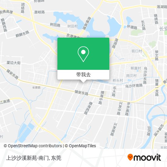 上沙沙溪新苑-南门地图