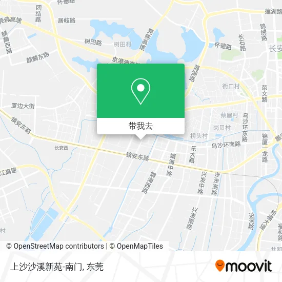 上沙沙溪新苑-南门地图