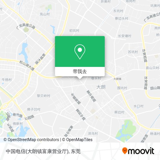 中国电信(大朗镇富康营业厅)地图