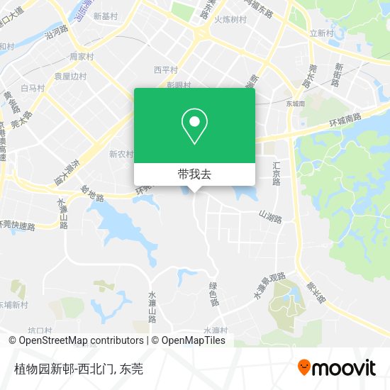 植物园新邨-西北门地图