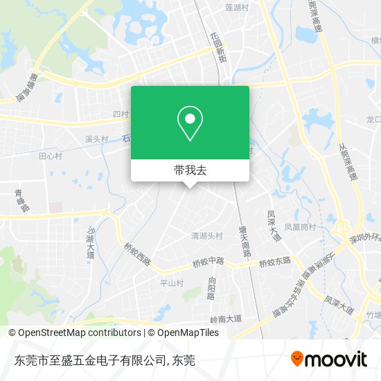 东莞市至盛五金电子有限公司地图
