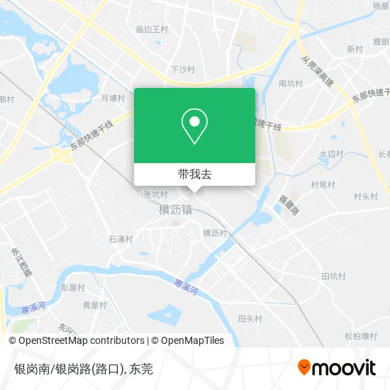 银岗南/银岗路(路口)地图