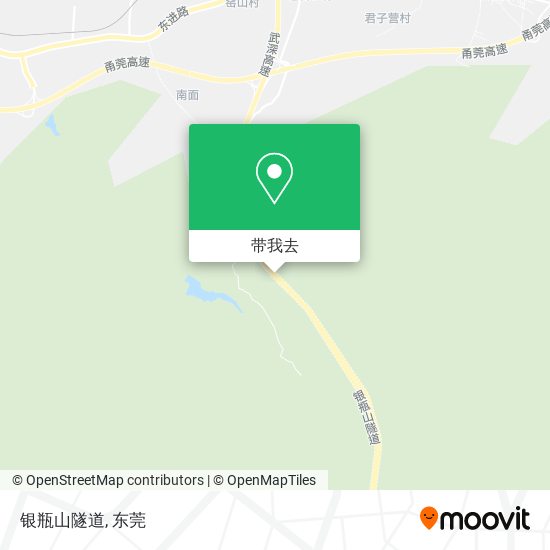 银瓶山隧道地图
