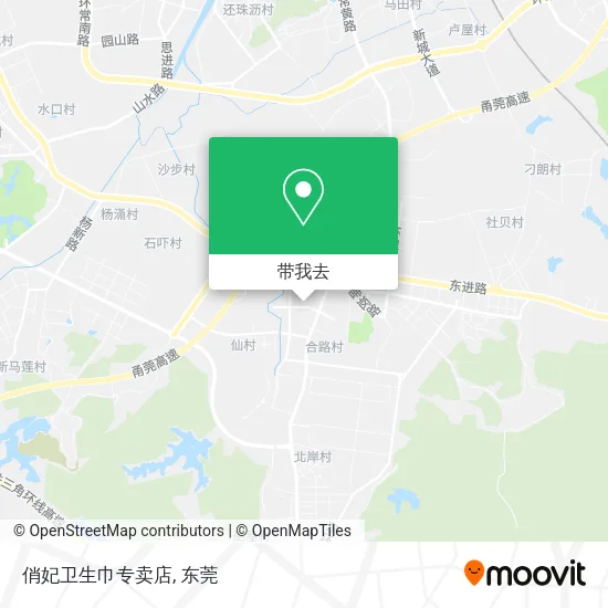 俏妃卫生巾专卖店地图