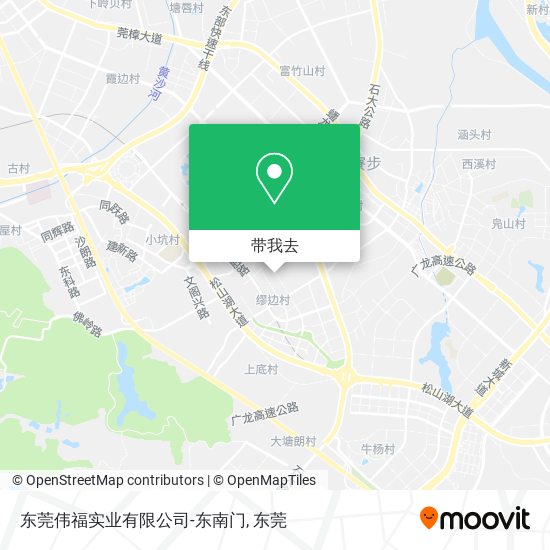 东莞伟福实业有限公司-东南门地图