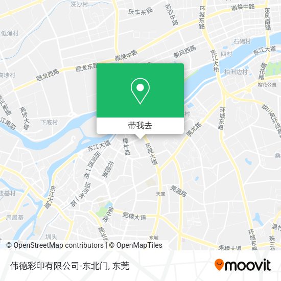 伟德彩印有限公司-东北门地图