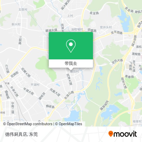 德伟厨具店地图