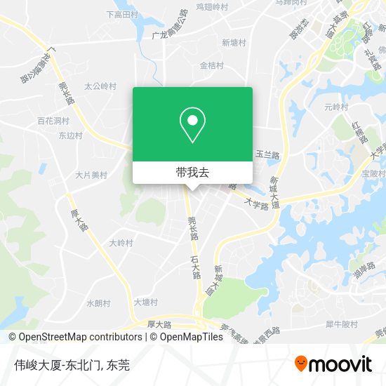 伟峻大厦-东北门地图