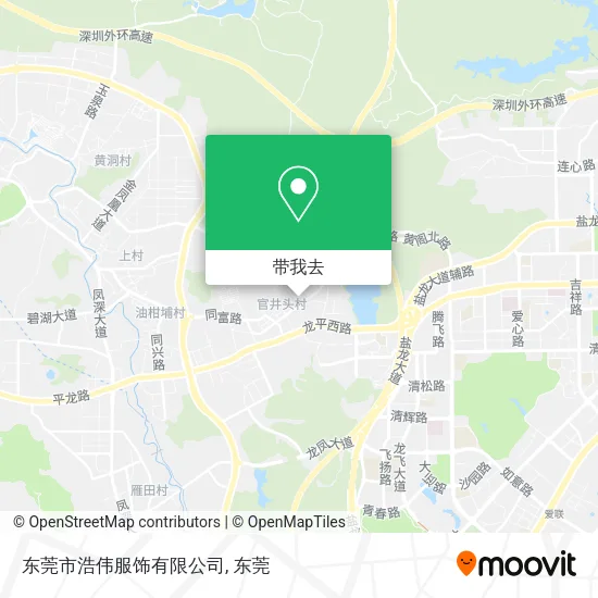 东莞市浩伟服饰有限公司地图