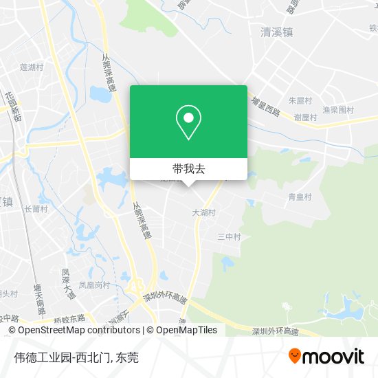 伟德工业园-西北门地图