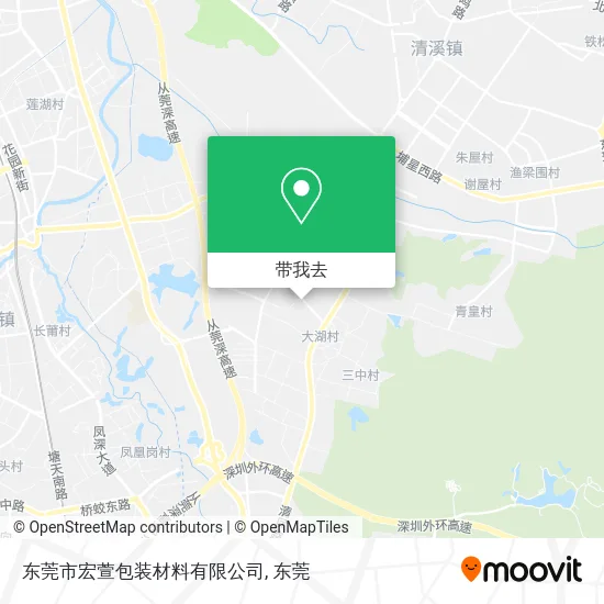 东莞市宏萱包装材料有限公司地图