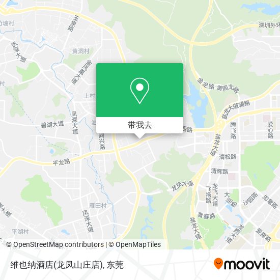 维也纳酒店(龙凤山庄店)地图