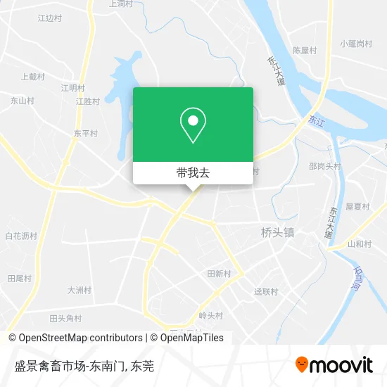 盛景禽畜市场-东南门地图