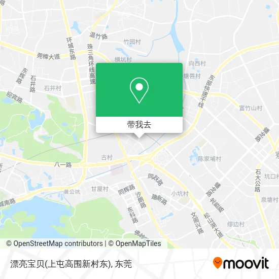 漂亮宝贝(上屯高围新村东)地图