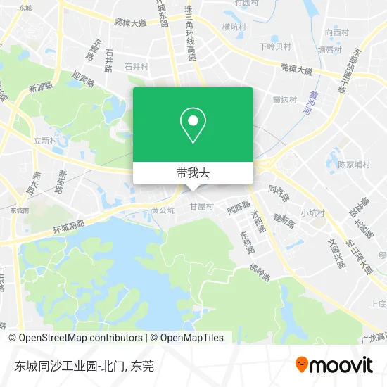 东城同沙工业园-北门地图