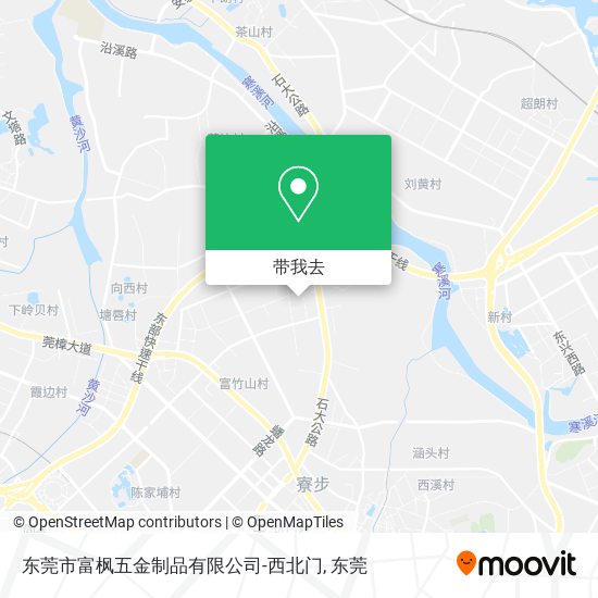 东莞市富枫五金制品有限公司-西北门地图