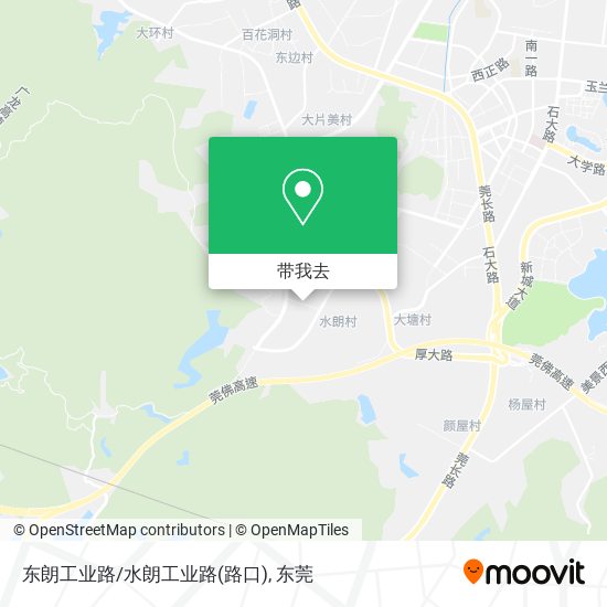 东朗工业路/水朗工业路(路口)地图