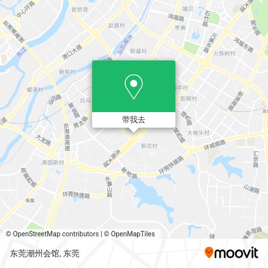东莞潮州会馆地图