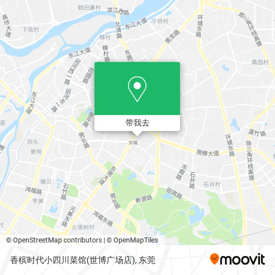 香槟时代小四川菜馆(世博广场店)地图